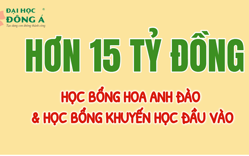 Học bổng Khuyến tài - Đại học Đông Á năm 2019