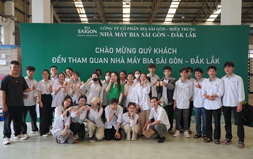 Chuyến tham quan thực tế Công ty Cổ Phần Bia Sài Gòn - Miền Trung đáng nhớ tại Phân hiệu Đắk Lắk của Đại học Đông Á