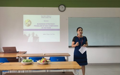 Buổi Seminar bổ ích đầu năm 2019 của Khoa Quản trị