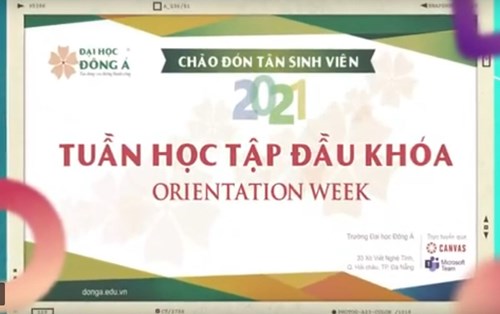 Tuần học tập đầu khóa 2021 tại Đại học Đông Á