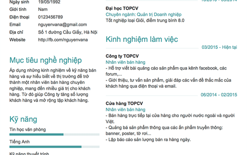 6 website hỗ trợ tạo CV xin việc hữu ích (Phần 1)