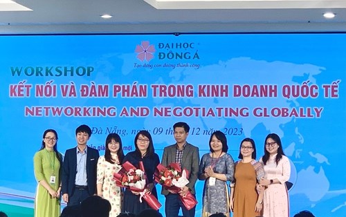 WORKSHOP “KẾT NỐI VÀ ĐÀM PHÁN TRONG KINH DOANH QUỐC TẾ”