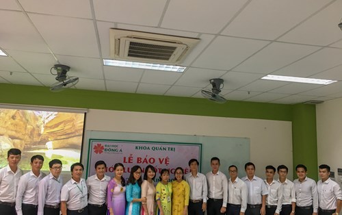 Lễ bảo vệ Khóa luận tốt nghiệp ngành Quản trị kinh doanh bậc ĐH liên thông Khóa 2017-2020 & Khóa 2018-2020 tại ĐH Đông Á